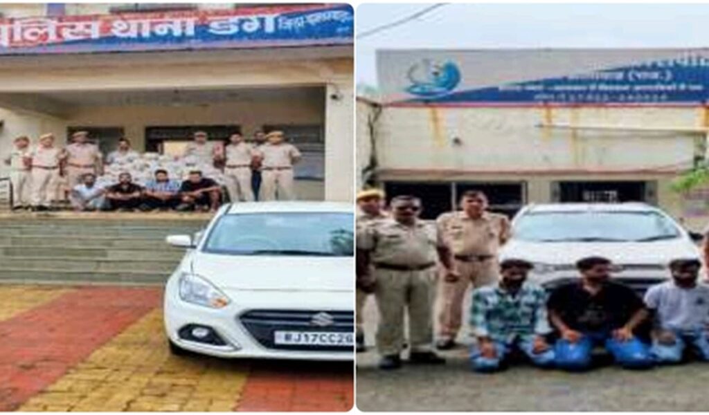 झालावाड़ पुलिस की बड़ी कार्रवाई : सेना का जवान सहित सात तस्कर गिरफ्तार, लाखों का गांजा व एमडी जब्त