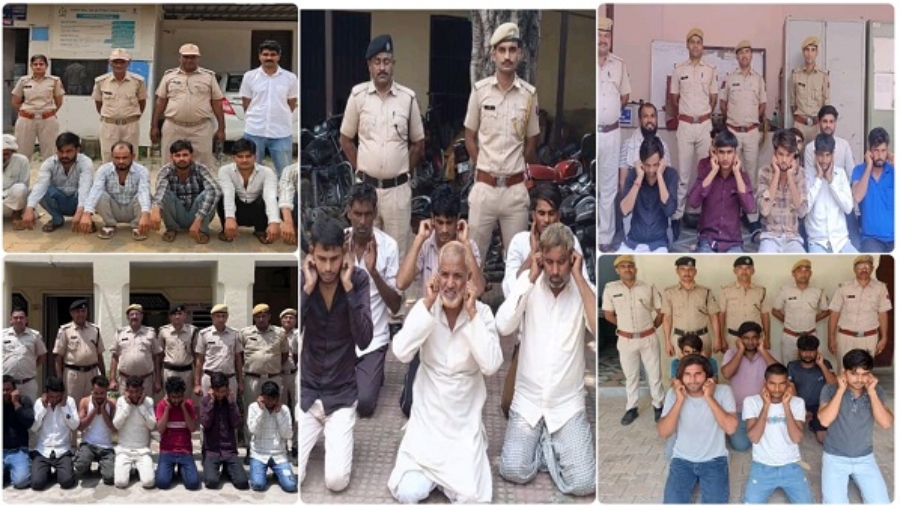 अपराधियों पर शिकंजा: विशेष अभियान में 40 गिरफ्तार, ₹50 लाख के साइबर फ्रॉड का खुलासा