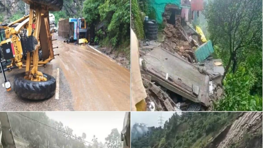 हिमाचल : कांगड़ा में बारिश से भारी नुकसान, चंडीगढ़-मनाली हाईवे के जल्द खुलने की उम्मीद