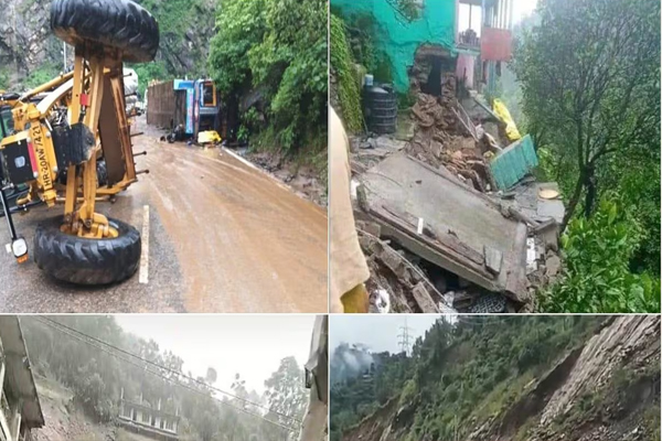 हिमाचल : कांगड़ा में बारिश से भारी नुकसान, चंडीगढ़-मनाली हाईवे के जल्द खुलने की उम्मीद