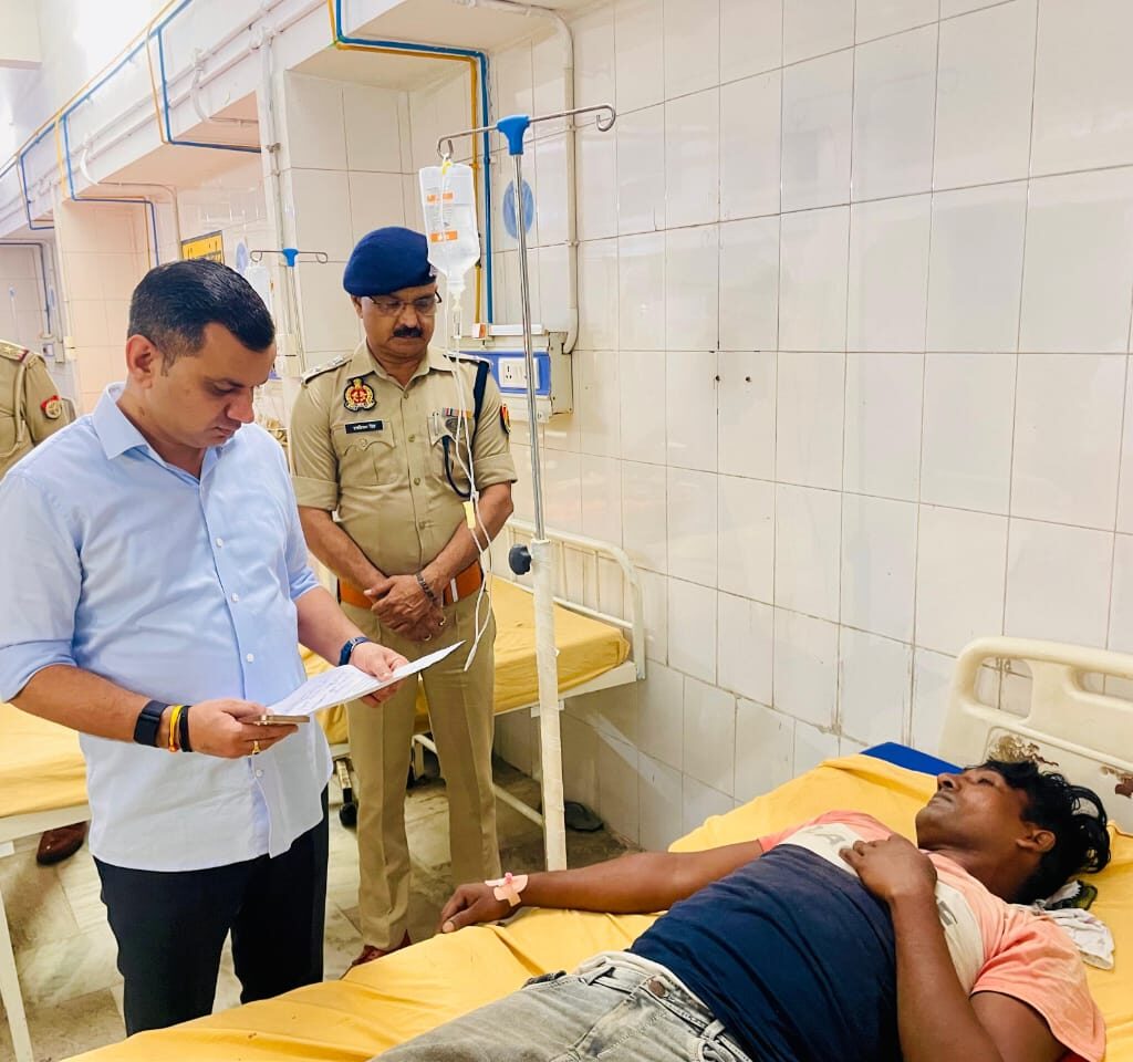 हापुड़ मुठभेड़ गोकशी के आरोपियों से पुलिस की आमने-सामने भिड़ंत, दो गिरफ्तार, एक फरार