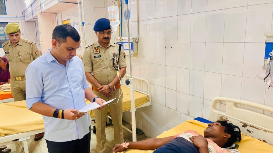 हापुड़ मुठभेड़ गोकशी के आरोपियों से पुलिस की आमने-सामने भिड़ंत, दो गिरफ्तार, एक फरार