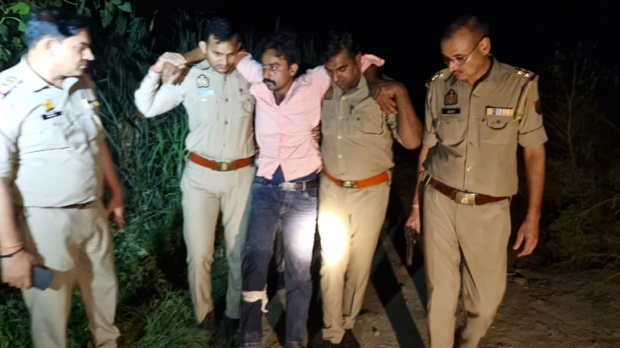 तीन मुठभेड़ में तीन बदमाश घायल, कुल पांच गिरफ्तार