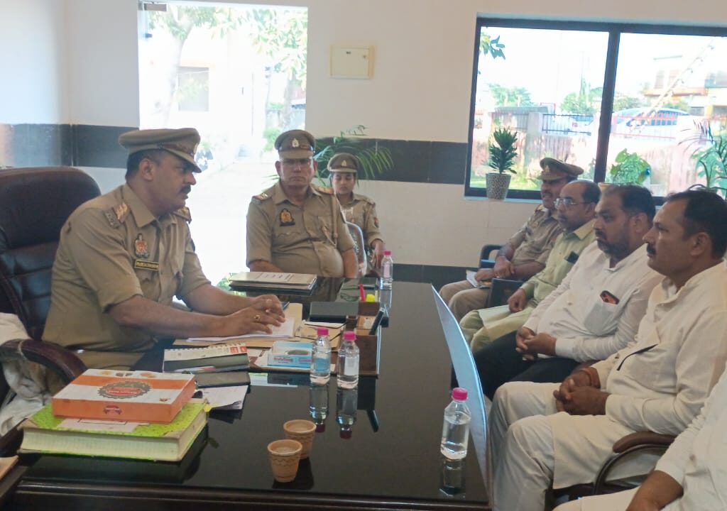 थाना हाफिजपुर में हुई शांति एवं सतर्कता बैठक – ग्राम प्रधानों को मिला जिम्मेदारी का संदेश