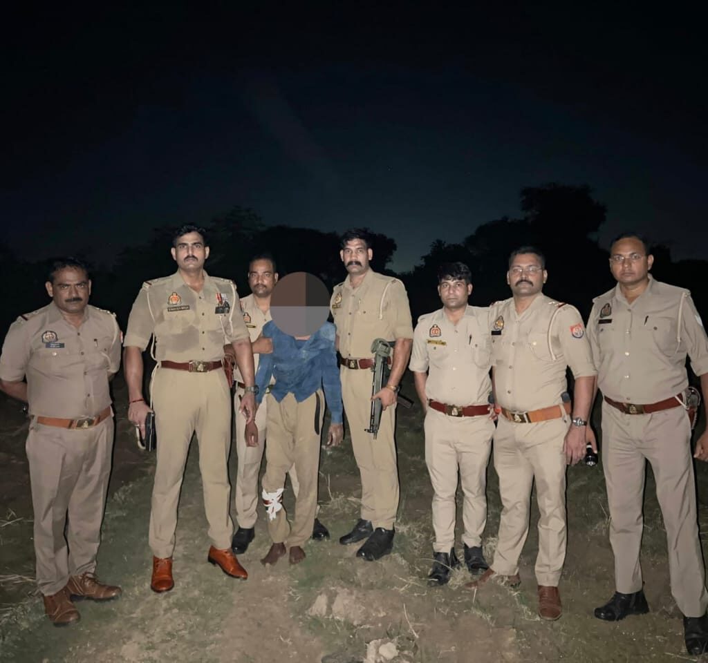 25 हजार रुपए के इनामिया वांछित लूट के अभियुक्त को पुलिस मुठभेड़ में पिपरी पुलिस ने किया गिरफ्तार