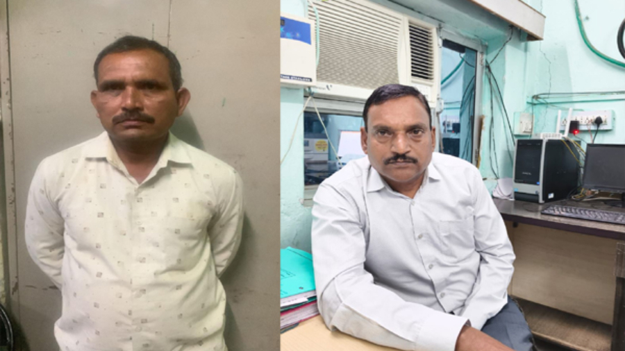 होमगार्ड प्लाटून कमांडर गजेन्द्र सिंह रिश्वत लेते गिरफ्तार, दलाल अख्तर हुसैन के माध्यम से 4000 रुपये की ली घूस