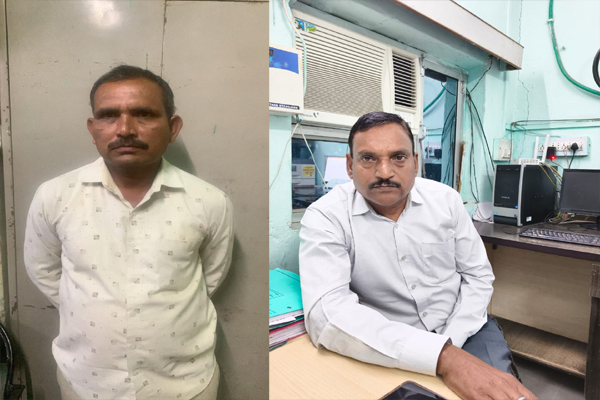 होमगार्ड प्लाटून कमांडर गजेन्द्र सिंह रिश्वत लेते गिरफ्तार, दलाल अख्तर हुसैन के माध्यम से 4000 रुपये की ली घूस