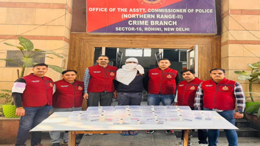 दिल्ली: अपराध शाखा ने कुख्यात हथियार तस्कर को किया गिरफ्तार, 14 पिस्तौलें और 56 कारतूस बरामद