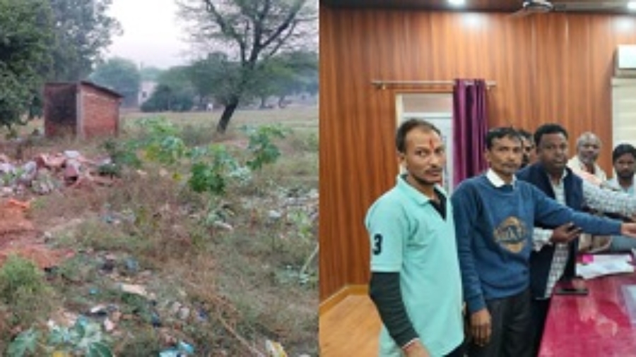 करोड़ों रुपए की सरकारी भूमि पर अतिक्रमण का आरोप, भाजपा पार्षद ने संभाला मोर्चा, ग्रामीणों के साथ उपखंड अधिकारी को सौंपा ज्ञापन