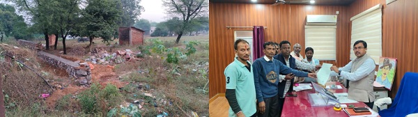 करोड़ों रुपए की सरकारी भूमि पर अतिक्रमण का आरोप, भाजपा पार्षद ने संभाला मोर्चा, ग्रामीणों के साथ उपखंड अधिकारी को सौंपा ज्ञापन