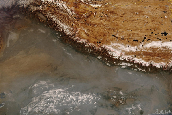 ज्वालामुखी से निकली राख का बादल उत्तरी भारत से आगे बढ़ा, सतह पर कहीं भी कोई खतरा नहीं