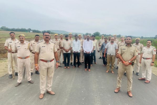 बारां पुलिस का बड़ा एक्शन: ढाबे पर फायरिंग कर जानलेवा हमला करने वाले 7 वांछित गिरफ्तार