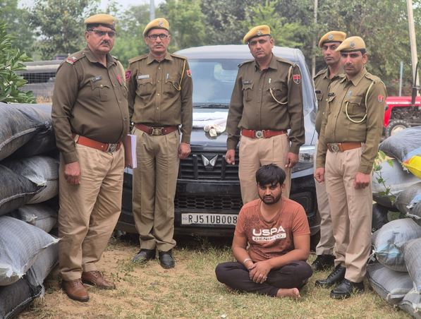 नागौर में ऑपरेशन नीलकण्ठ की बड़ी सफलता, 64 लाख का डोडाचूरा जब्त—एक गिरफ्तार, तीन आरोपी फरार