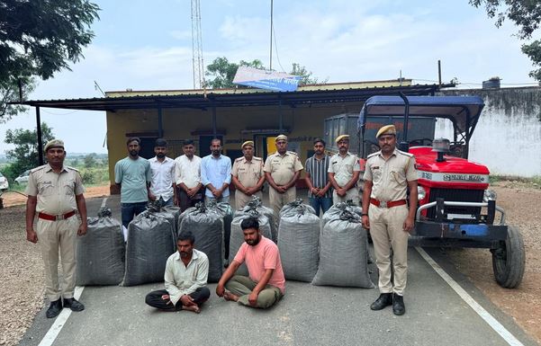 डीएसटी और जलोदा जागीर पुलिस ने ₹50 लाख का 331 किलो अवैध डोडा चूरा जब्त किया, 2 तस्कर गिरफ्तार