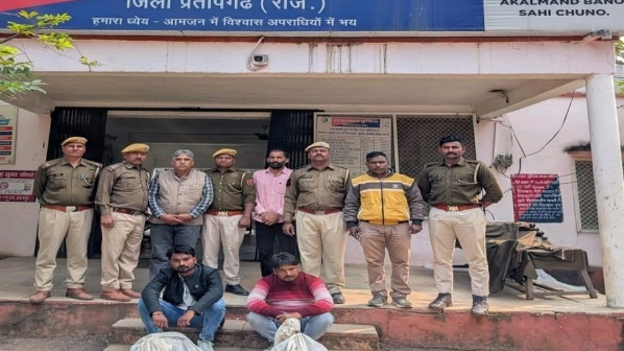 ऑपरेशन चक्रव्यूह : प्रतापगढ़ में 10 करोड़ रुपए की MD ड्रग्स जब्त, दो गिरफ्तार