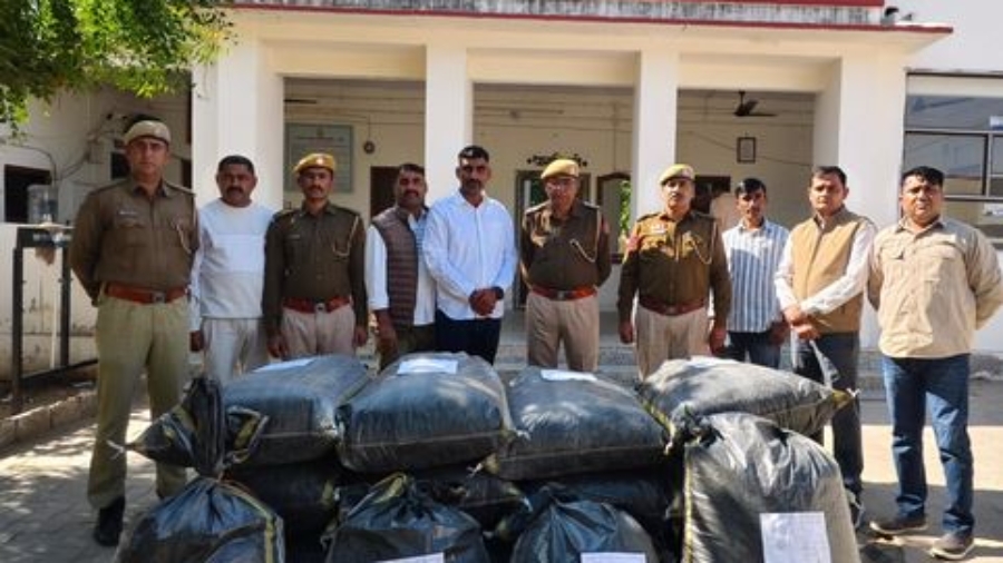 बाड़मेर पुलिस की बड़ी कामयाबी: 46 लाख रुपये का 3 क्विंटल डोडा पोस्त जब्त