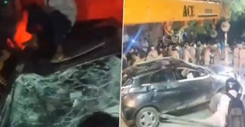 दर्दनाक हादसा अनियंत्रित कार ने राहगीरों को मारी टक्कर, हादसे में 5 लोगों की दर्दनाक मौत, कई घायल