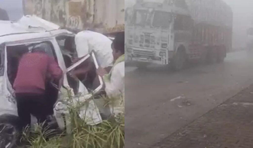 राजस्थान में कोहरे का कहर : भीलवाड़ा में एक के बाद एक टकराईं 6 गाड़ियां, 3 की मौत; मावठ और ओलावृष्टि की चेतावनी