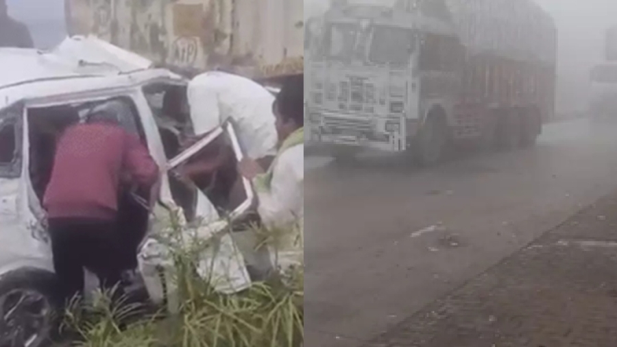 राजस्थान में कोहरे का कहर : भीलवाड़ा में एक के बाद एक टकराईं 6 गाड़ियां, 3 की मौत; मावठ और ओलावृष्टि की चेतावनी