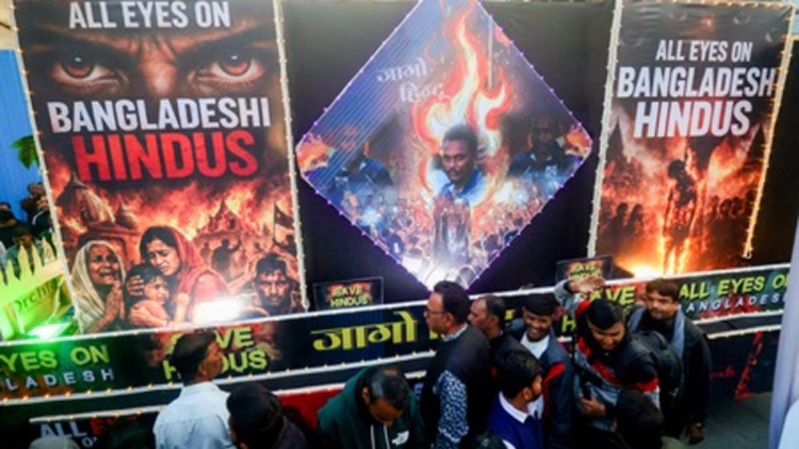 बांग्लादेश में हिंदुओं पर अत्याचार के खिलाफ अमेरिका के 25 शहरों में हुए प्रदर्शन