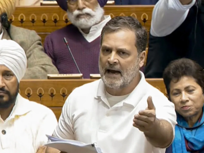 संसद का बजट सत्र : राहुल गांधी के भाषण के दौरान हंगामा