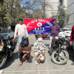 द्वारका में वाहन चोरों पर बड़ी कार्रवाई, 3 चोरों को 6 दोपहिया वाहनों के साथ किया गया गिरफ्तार