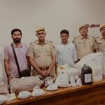 जोधपुर में AGTF की स्ट्राइक : घर की छत पर चल रही थी MD ड्रग्स की फैक्ट्री; 3 करोड़ की ड्रग्स और 55 किलो केमिकल बरामद